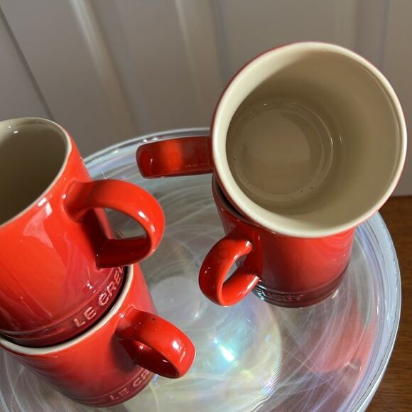 Le Creuset Cerise Espresso Mug Set of 4 - Picture 12 of 13